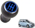 WolkomHome Led Gear Knob Shift with Blue Light Manual Transmission Gear Shifting Knob Black Color for Maruti Suzuki WagonR