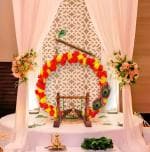 SPECIALYOU.IN janmashtami decoration items | pooja room decoration items | backdrop for pooja decoration | backdrop stand for decoration | janmashtami decoration - 9 pcs