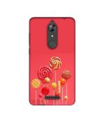 Casotec Lollipop Design Printed Silicon Soft TPU Back Case Cover for Micromax Canvas Infinity