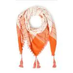 LIFE STYEL Scarf for Men Modern Look Desert Shemagh Scarf | for Men's and Women | Stylish & Versatile Fashion - Orange