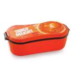 Cello Doppler Insulated Lunch Box, Stainless Steel Inner, Orange