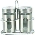 AWWALLINE Awwalline Salt & Pepper Set Stainless Steel, Glass One Size