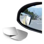 Carfrill Glass 360 Degree Adjustable Fan Shaped Hd Glass Blind Spot Mirrors (Pack Of 1)