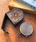 MEDIEVAL EPIC Engraved Pocket Compass: - Personalized Gift
