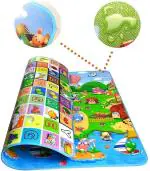 Opina Multicolor Epe Foam Double Sided Water Proof Baby Play Mat, 6 X 4 Ft For Kids