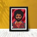 Yuckquee Hindi Actor (Kabir Singh) Framed Poster (Size: 10 X 13 Inch)