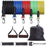 ShopiMoz Resistance Band Set - 200 Lbs Resistance Bands for Workout | (11pcs) Heavy Resistance Tube