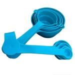 IDEAL PRIME BPA Free Plastic 8 Measuring Cups And Spoons For Baking And Cooking Measuring Kitchen Tools Colour Assorted Pack Of 1