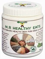 M.R Healthy Eats Organic 17 Multigrain Health Mix Flour for Kids & Adults In Food-Grade Container 400 gms (+6 months)