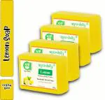 Ayurdaily Natural Lemon Bath Soap, 500 G (Pack Of 4)