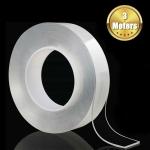 SURKHAMART Washable Traceless Nano Adhesive Tape,Double Sided Nano Gel Tape,Multipurpose Nano Grip Tape Roll,Stick to Glass, Metal, Kitchen Cellphone,Pads or Tile Nano Tape 3M