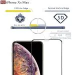 CEDO Iphone Xs Max Tempered Glass | Screen Protector Full HD Quality Edge to Edge Coverage for Iphone Xs Max - Black