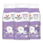 Mylo Baby Diaper Pants Large (L) Size 9-14 kgs with Aloe Vera Lotion (96 count) Leak Proof | Lightweight | Rash Free | Breathable | 12 Hours Protection | ADL Technology