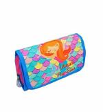 KidsZeeNie Cute Mermaid Theme Flip Flap Stationery Organizer Storage Utility Pouch for Kids & Teenagers