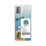 Emble Starbucks Designer Printed Silicone Case For Oppo A53 ( TPU | Soft ,Oppo A53 | Multicolor )