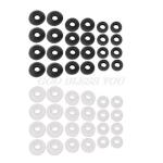 Generic Black Silicone Ear Pads Cushion (Pack of 12)