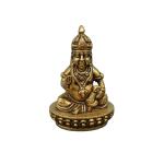Kalarambh Brass Kuber Ji Treasure Lord Wealth Maharaj Idol Murti for Home Office Temple Mandir Pooja Puja Room| Yellow? 1.7 x 1.2 x 2.6 Inch (L x W x H)