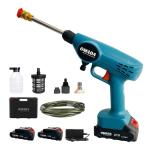 ROMJ Cordless Car pressure washer - High Pressure Multipurpose Cleaner Gun 21V 2.0AH 2 Batteires (3-4 hours), 800W 8 Bar Lithium Ion