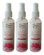 Onyx Care Rose Water (Refreshing Spray Mist) (Pack of 3 pc 100ml each)