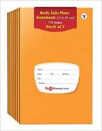 Target Both Side Plain | 172 Pages | 17 cms x 27 cms | Pack of 7