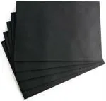 Lakeer A3 Black Paper 180-210 GSM Pack of 50 Sheets-Black - Coloured Paper, Best for Art & Craft Work, Project Work,