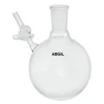 ABGIL Borosilicate Glass Round Bottom Schlenk Flask 250ml Capacity (Distillation Flask)