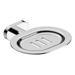 SL Vintage Soap Dish Soap Case for Bathroom & Washbasin, Brass with Chrome Finish