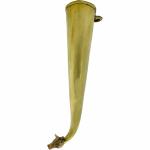 ORAMSA Brass shirangi Rudrabhishek Shring Sirangi Brass Gaumukhi Vessel for Shiv Pooja