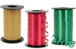 Festiko Christmas Curling Ribbon, Red, Green And Gold (3Pcs Rolls)