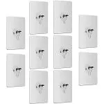 Birudmart Nail Free Wall Hook Screw Adhesive Non-Trace No Drilling for Bathroom Kitchen Screws Hook