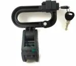 TVS Racing Helmet Lock Single - Black