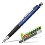 Aristo 3FIT 1.3mm Fully Retractable Blue Mechanical Pencil With Metal Cap, Nozzle & Clip, An Inbuilt Eraser And 6 2B Leads For Writing & Drawing - 85313B