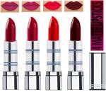 OUR BEAUTY Multicolor New Stylish Highly Moisturing Full Coverage Creamy Matte Lipsticks 06, 14 G (Pack Of 4)
