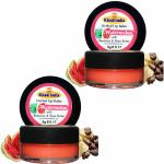 Herbal Khadi Watermelon Lip Balm Combo with Almond Oil, Avacado, Glecerin, Olive Oil Moisturises and Protects from the Sun, Pink Lolita & Baby Lips Cherry Kiss, For Men, Women and Girls (Pack of 2)