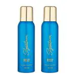 Signature Perfume body spray- DEEP -Pack of 2 (120 ml each)|Deodorant for Men & women|Long Lasting fragrance