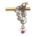 CHAITANYA EMPORIUM amazing peacock design silver studs