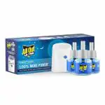 All Out Ultra Combo Pack 3 Refill + 1 Machine | Kills Dengue Mosquitoes | 100% More Power Mosquito Repellent