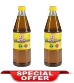 Sarsola Mustard Oil - 1 Litre (Pack of 2) | Healthy Cooking Oil | Goodness of Omega 3 & 6 | Perfect blend of Health, Taste & Aroma