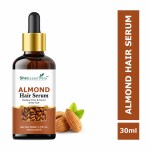 She Essentials Anti-Frizz Almond Hair Serum for Frizz Control, Dull & Rough Hair Texture (30 ml)