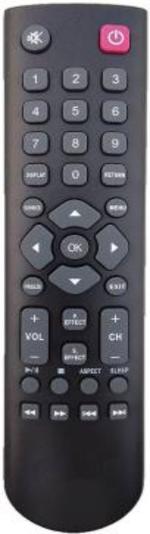 Xpecial Remote Controller for Micromax Smart LED, LCD TV and DVD (Black)