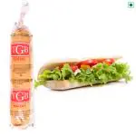 TGB CAFE N BAKERY Authentic French Loaf Bread 250gm, Savor the Crispy Elegance, Artisanal Baking at Its Finest, Pack of 6