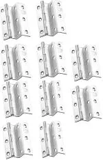 AKS Stainless Steel Seamless L Hinges Size 75X(10X6) X1.8 MM (15 Gauge) Finish Satin SS