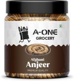 A-ONE GROCERY Dried Afghani Anjeer | Rich Source of Fibre Calcium & Iron, 500g