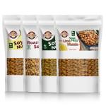 Eat Soya Maggi Masala, Roasted Soyabean, Magic Pudina, Lime Masala Namkeen And Snacks Tasty, Delicious l Keto Snacks l Healthy Snacks l 200g Combo - Pack of 4