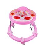 Awesome Play Kids Butterfly Round Activity Walker With Musical Toy Bar- Light Pink|WALKER|MUSICAL WALKER|BABY WALKER|KIDS|ADJUSTABLE WALKER|COLOUR OPTIONS AVAILABLE