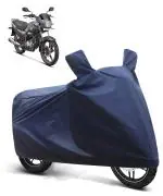 FABTEC Blue Polyester Bike Body Cover For Hero Super Splendor Xtec