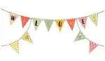 My Party Suppliers Welcome Sign Bunting Garland Family Gathering Photo Booth Props Banner for Office