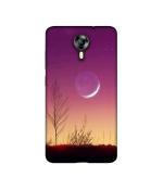 Casotec Moon View Design Printed Silicon Soft TPU Back Case Cover for Micromax Canvas Xpress 2 E313