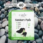 Cailin Care Heavy Flow Protection Sanitary Pads Sanitary Napkins (Total 40 Pads | XXXL | 320mm)