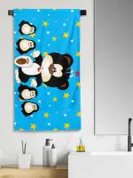Sassoon Print 100% Cotton Kids Cartoon Bath Towel set of 1pc - 58 cm x 116 cm